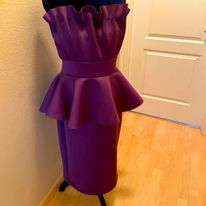 Purple dress New York and company Sz L